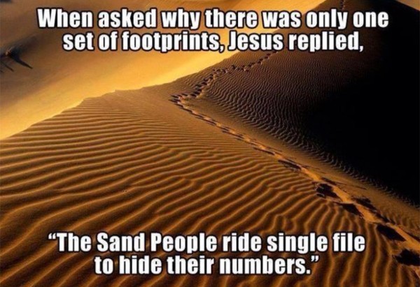 Jesus on Sand People copy