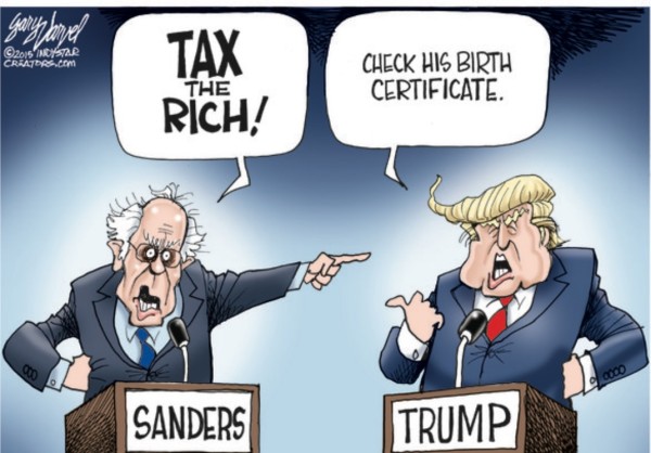 Trump v Sanders copy
