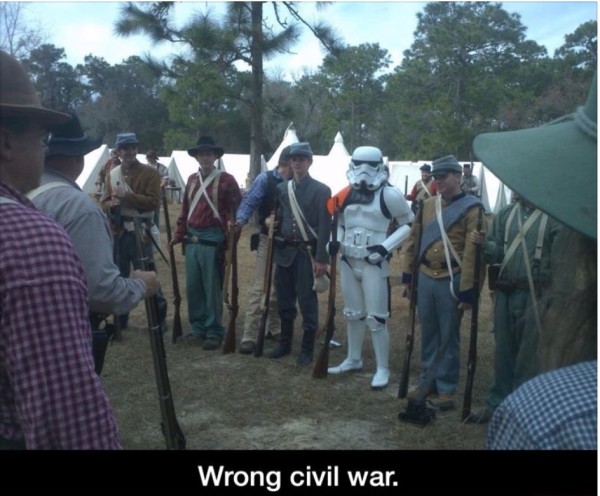 Wrong Civil War copy