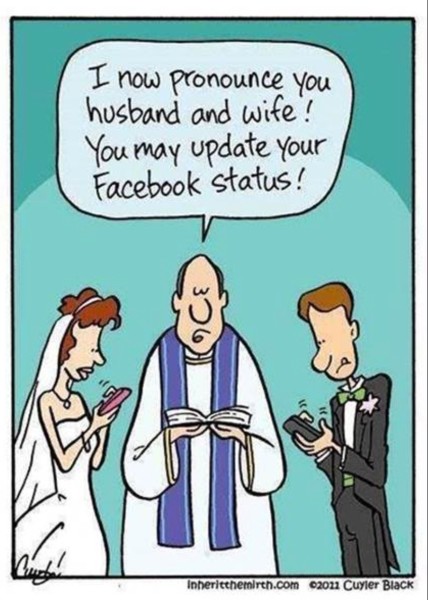 Facebook wedding copy