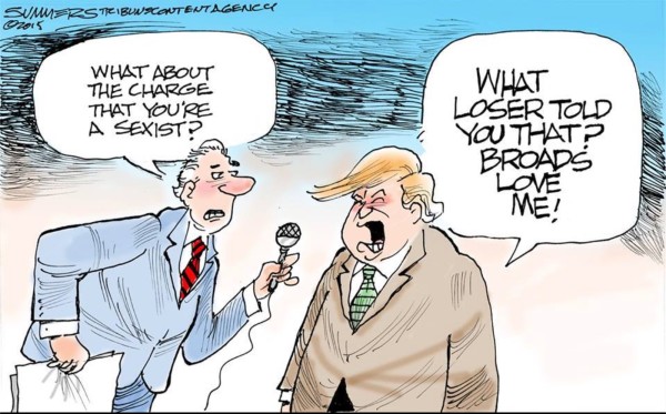 Trump Sexist copy