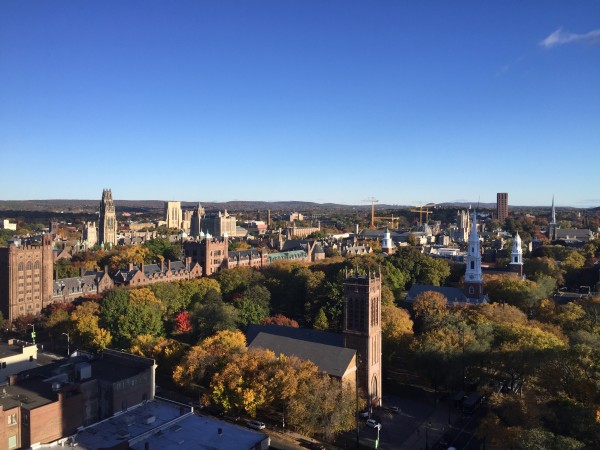 Morning over New Haven.