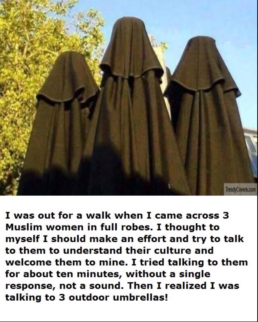 Outdoor Muslim Umbrellas