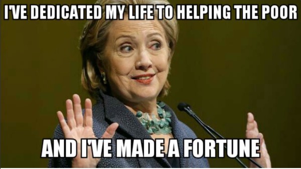Hillary Helps Poor