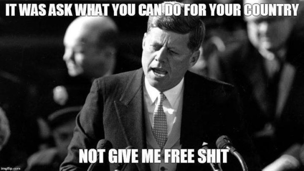 JFK free shit