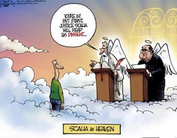 Scalia in Heaven