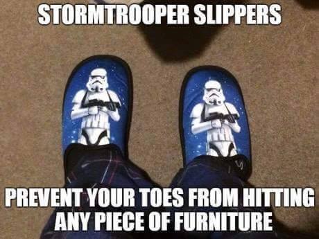 Storm Trooper Slippers