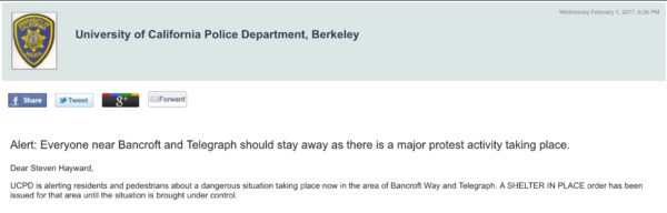 Berkeley notice