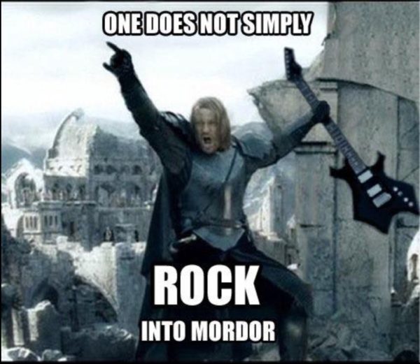 Rock into Mordor