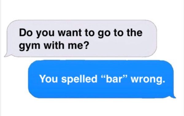Spelled Bar Wriong