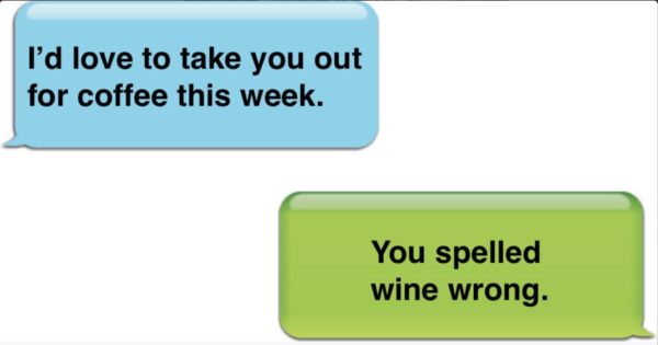 Spelled Wine wrong