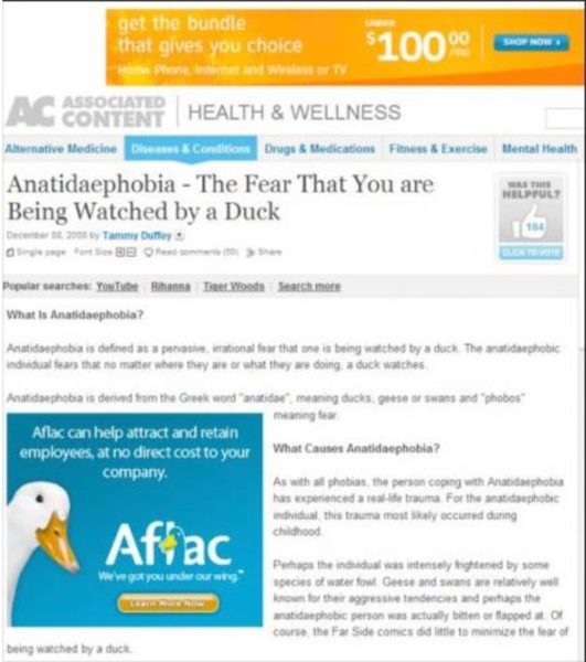 Bad Ad Placement