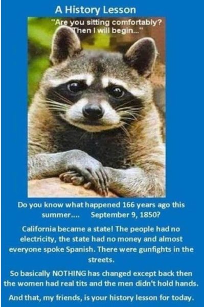 California then and now