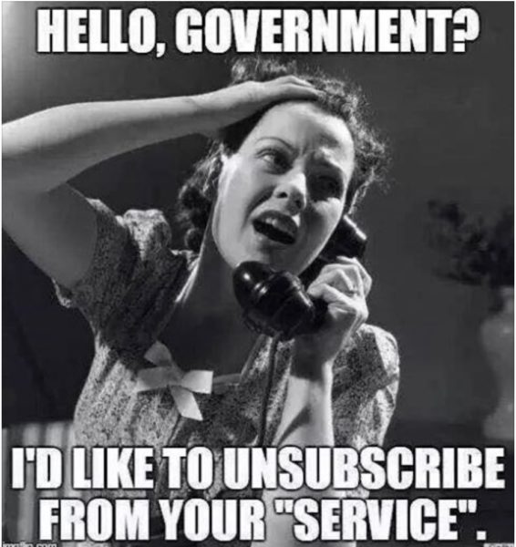 Unsubscribe Government