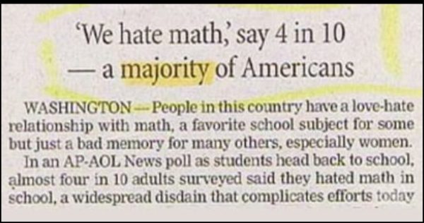 Hate Math